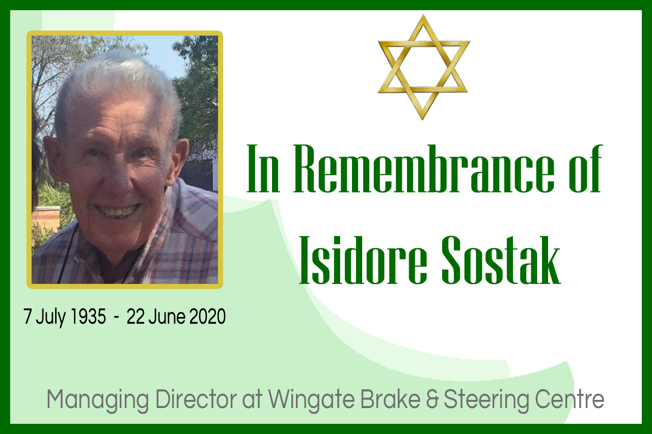 RIP Isidore Sostak